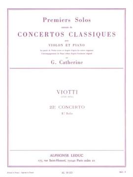 Giovanni Battista Viotti: Premiers Solos Concertos Classiques