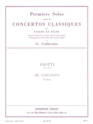 Giovanni Battista Viotti: Premiers Solos Concertos Classiques