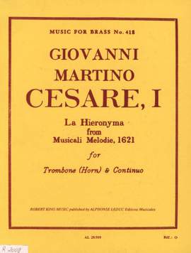 Giovanni Martino Cesare: La Hieronyma