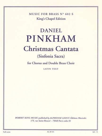 Pinkham: Christmas Cantata