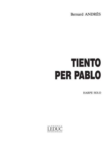 Andres: Tiento Per Pablo
