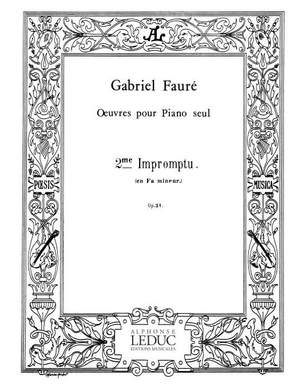 Gabriel Fauré: Impromptu N02 Op31