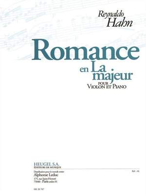 Reynaldo Hahn: Romance En La Majeur