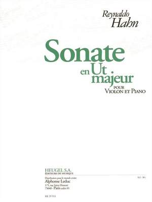 Reynaldo Hahn: Sonate En Ut Majeur
