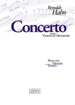 Reynaldo Hahn: Concerto -Violon Et Orchestre
