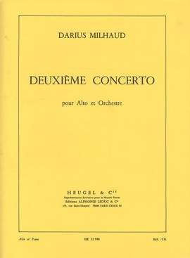 Darius Milhaud: Concerto N02 -Alto/Orch