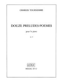Charles Tournemire: 12 Preludes-Poemes Op58