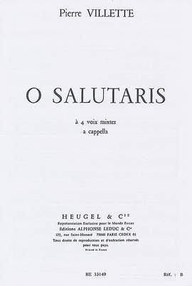 Villette: O Salutaris