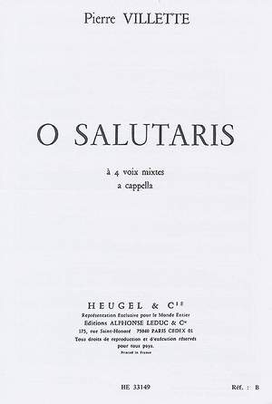 Villette: O Salutaris