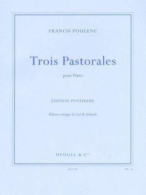 Francis Poulenc: 3 Pastorales