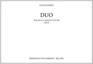 Luis De  Pablo: Duo per Due Clarinetti in Si B