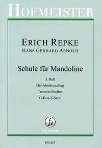 Erich Repke: Schule für Mandoline, Heft 3