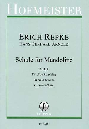 Erich Repke: Schule für Mandoline, Heft 3
