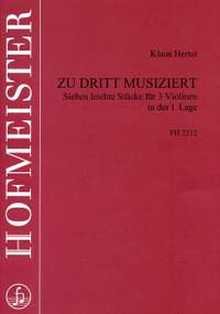 Klaus Hertel: Zu dritt musiziert