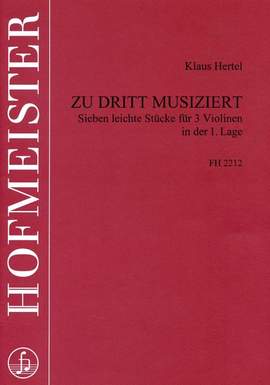 Klaus Hertel: Zu dritt musiziert