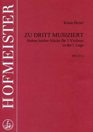 Klaus Hertel: Zu dritt musiziert