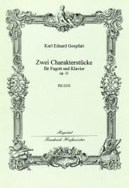 Karl Eduard Goepfart: Zwei Charakterstücke, op. 31