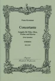 Franz Krommer: Concertante / stimmen