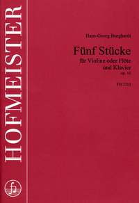 Hans Georg Burghardt: Fünf Stücke, op. 16