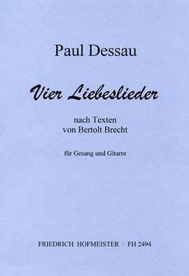 Paul Dessau: 4 Liebeslieder