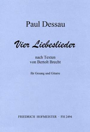 Paul Dessau: 4 Liebeslieder