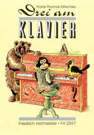 Frank-Thomas Mitschke: Drei am Klavier, Heft 2