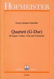 Georg Abraham Schneider: Quartett (G-Dur)