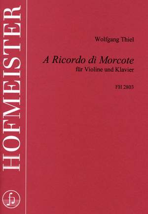 Wolfgang Thiel: A Ricordo di Morcote