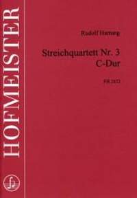 Rudolf Hartung: StreichQuartett Nr. 3 C-Dur