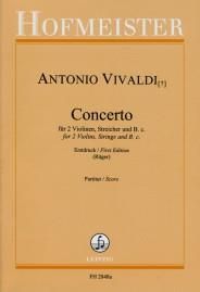 Antonio Vivaldi: Concerto für 2 Violinen, Streicher und B.C.