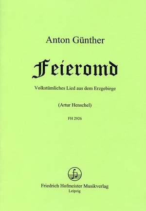Anton Günther: Feieromd