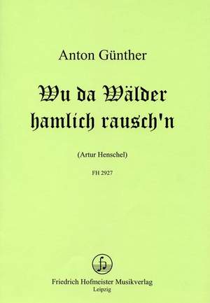Anton Günther: Wu da Wälder
