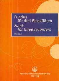 Fundus für drei Blockflöten