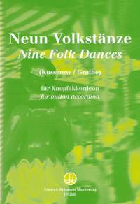 Ernst Kusserow: 9 Volkstänze für Einzelknopfakkorden