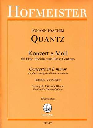 Johann Joachim Quantz: Konzert e-Moll (QV 5:113)