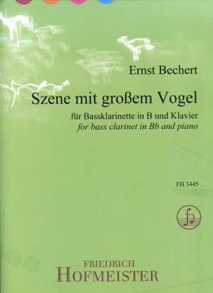 Ernst Bechert: Szene mit groem Vogel