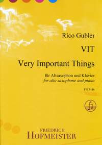 Rico Gubler: VIT. Very important things