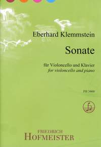 Eberhard Klemmstein: Sonate für ViolonCello und Klavier