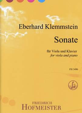 Eberhard Klemmstein: Sonate für Viola und Klavier