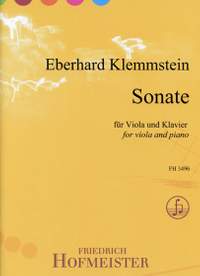 Eberhard Klemmstein: Sonate für Viola und Klavier