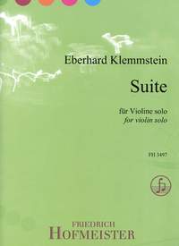 Eberhard Klemmstein: Suite für Violine Solo