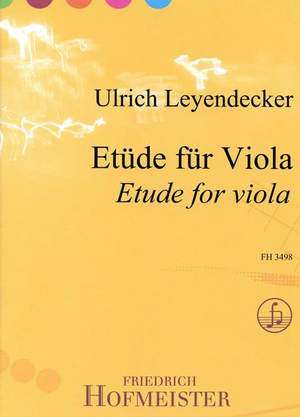 Ulrich Leyendecker: Etüde für Viola