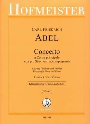Carl Friedrich Abel: Concerto á Cornu