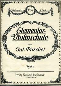 Julius Püschel: Elemetar-Violinschule, Heft 5