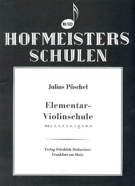 Julius Püschel: Elemetar-Violinschule, Heft 8