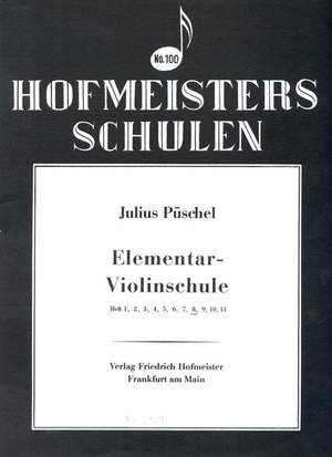 Julius Püschel: Elemetar-Violinschule, Heft 8