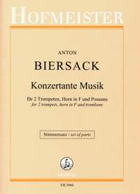 Anton Biersack: Konzertante Musik / Stimmensatz
