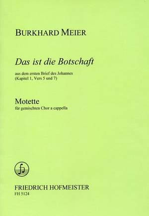 Burkhard Meier: Das ist die Botschaft