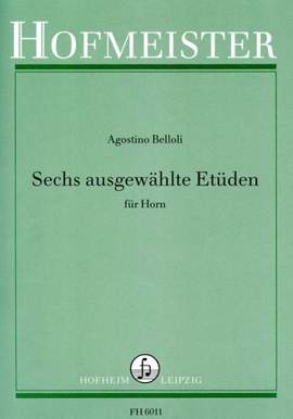 Agostino Belloli: 6 ausgewählte Etüden
