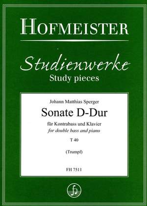 Johann Matthias Sperger: Sonate D-Dur (T40)
